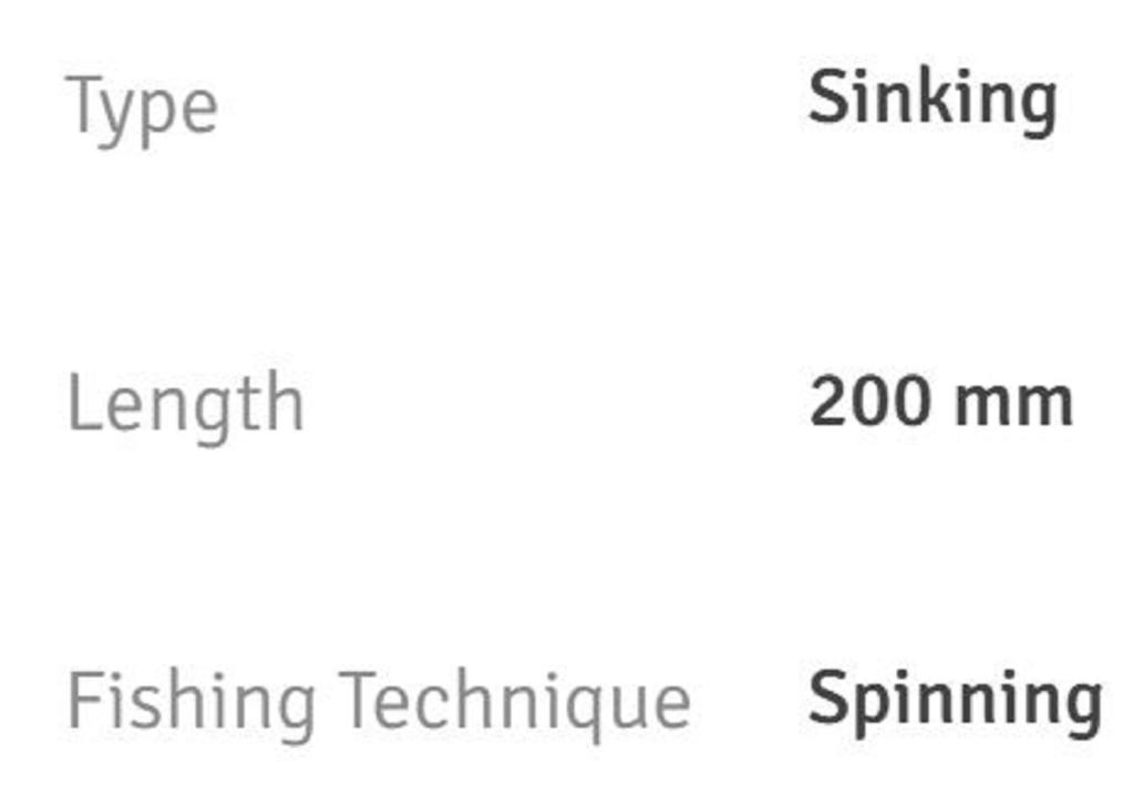 Ima Kunai 200F Floating Lure 001 (0181)