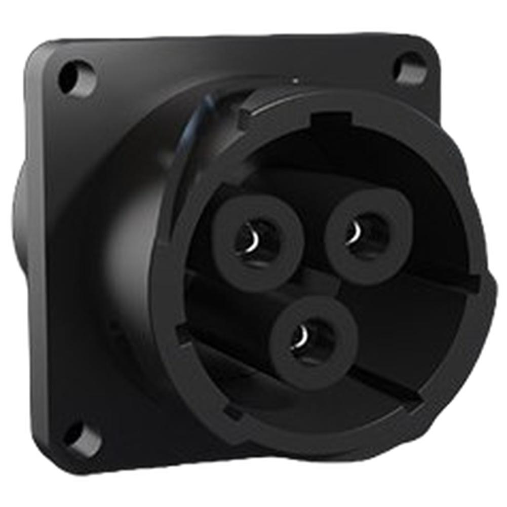 Aviation Connector 3pin 80A 600V with Waterproof IP67 and Flame Retardant Nylon V0 for Energy Storage Power Output Input