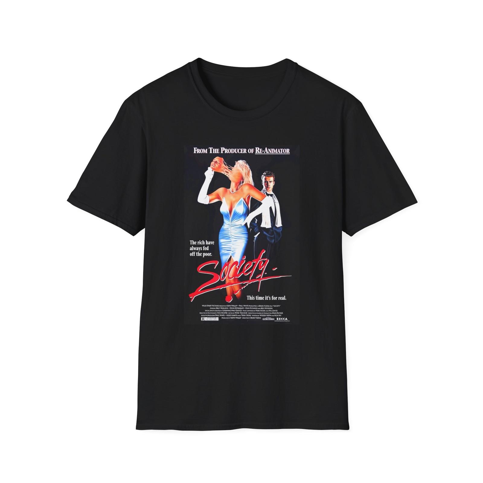 Society Cult Horror Movie Unisex Heavy Cotton Tee Shirt Unisex T-Shirt M