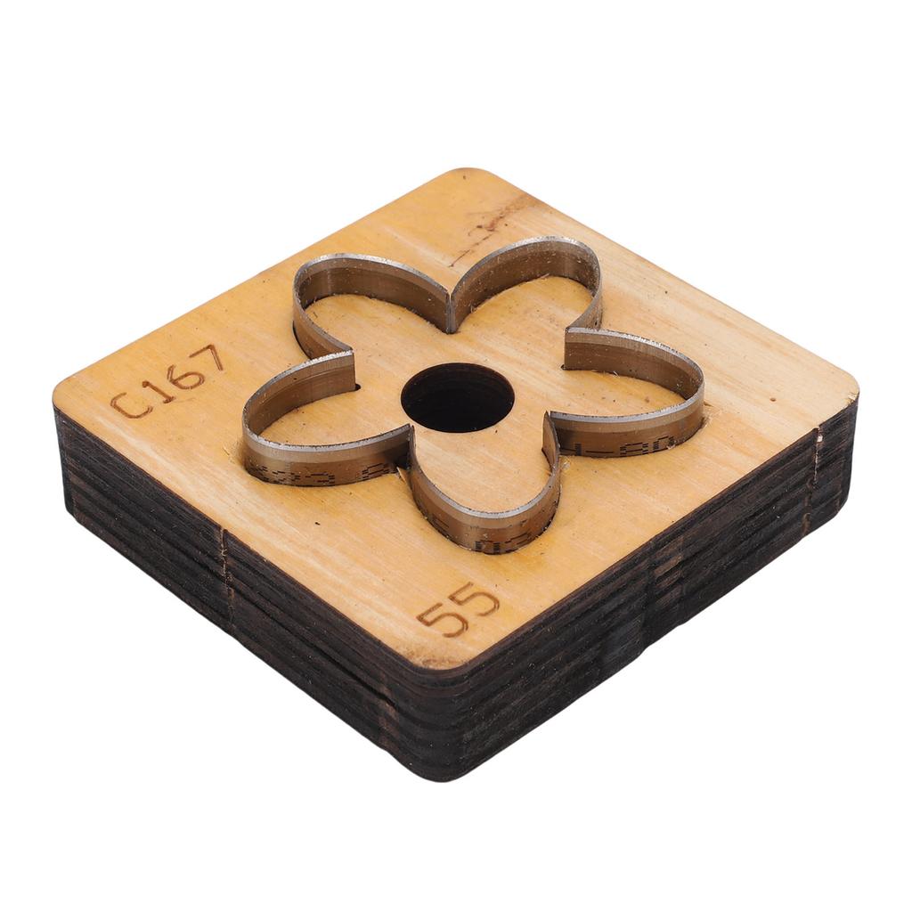 Matriță de tăiat piele în formă de floare Metal Artizanat din piele Artă pe hârtie Cutter Matriță de perforat Instrument de meșteșugărit