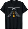 Avion RC Pilot Pista Aeroport Alfabet Fonetic Avion Mic Cadou Tricou Unisex