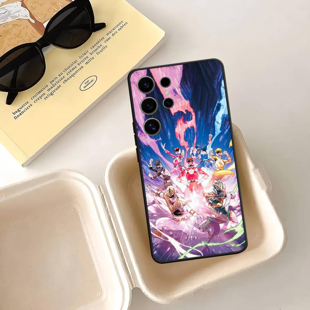 

P-PowerS-COOL R-RangerS Case For Samsung Galaxy Case S25 S23 S22 S21 S30 S20 S10 Ultra Plus FE TPU Soft Cover Samsung S24ULTRA