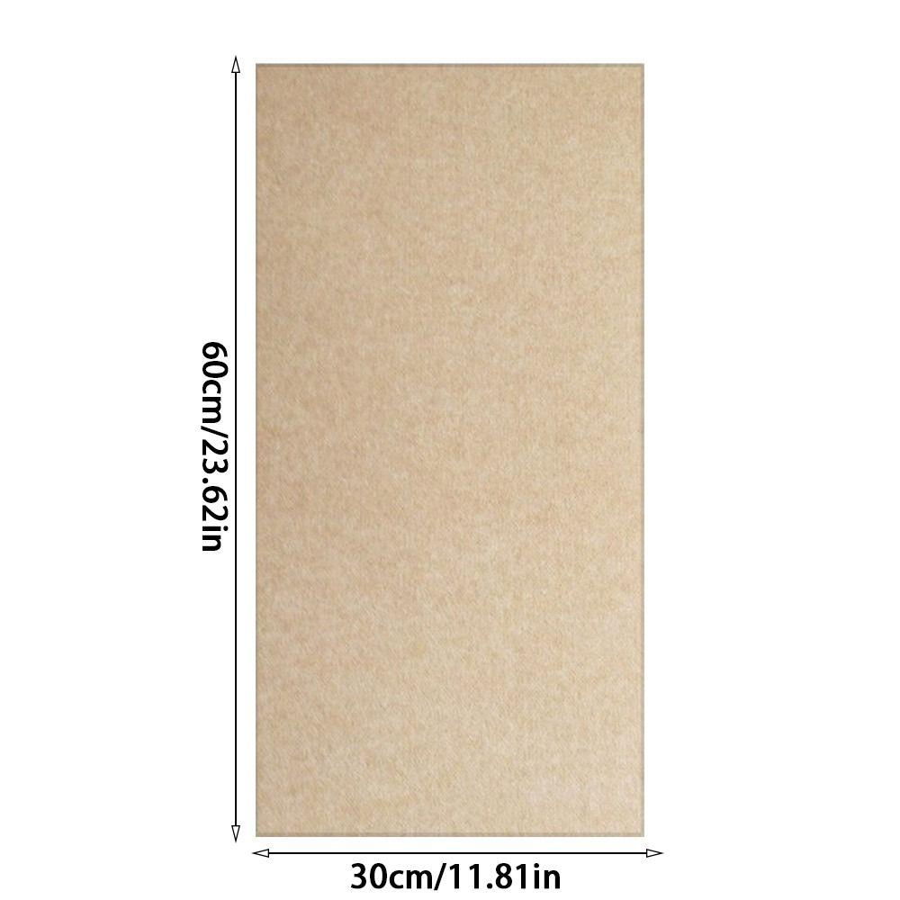 30x60cm Self-adhesive Wall Stickers 9mm Thick 3D Three-dimensional Felt Wall Panels Anti-collision Soundproof Wallpaper