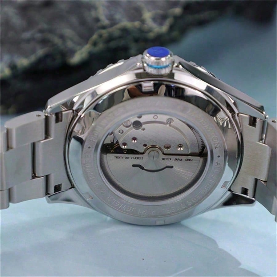 Moemton Men’s Mechanical Diving Watch Steel 100m M126.BSSA01