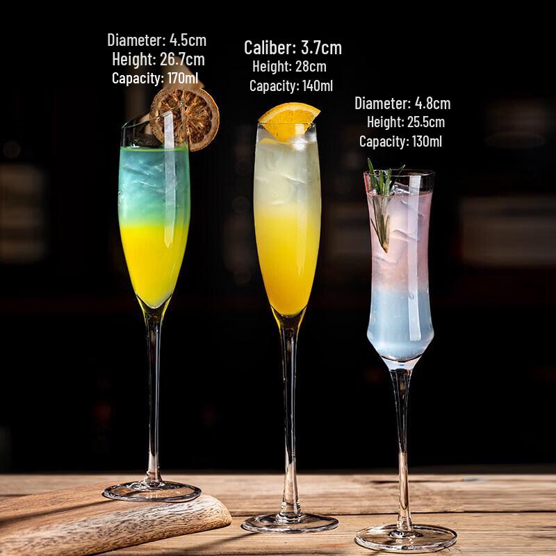 Chixing Crystal Champagne Flute Set
