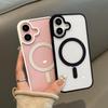New Transparent Magnetic Phone Case For iPhone 16 Pro Max 15 Plus 14 13 Mini 12 11 Magsafe Wireless Charging Protect Hard Cover