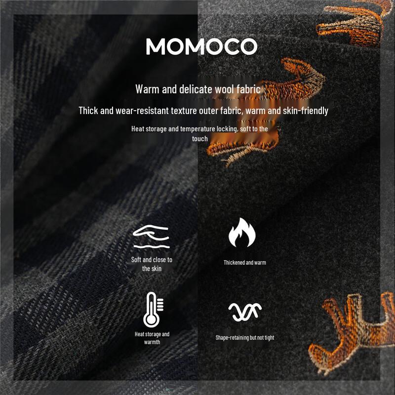 MOMOCO Boy's Reversible Woolen Overcoat