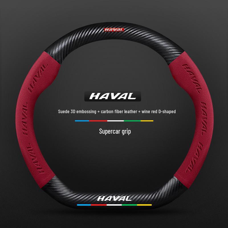 Haval Lenkradbezug für Shenshou H9, Big Dog, H6 National Tide Edition, M6, Chitu, F7X - Wildleder-Finish