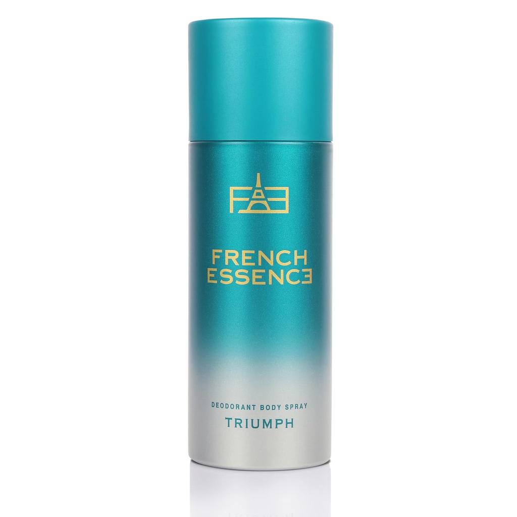 French Essence Triumph Deodorant Body Spray For Men Pack Of 2 X 150ml - 5.07 Fl.oz. Each