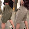 Summer Trendy Cuffed Shorts Couple Style Loose Breathable Sporty Casual Five-Point Pants