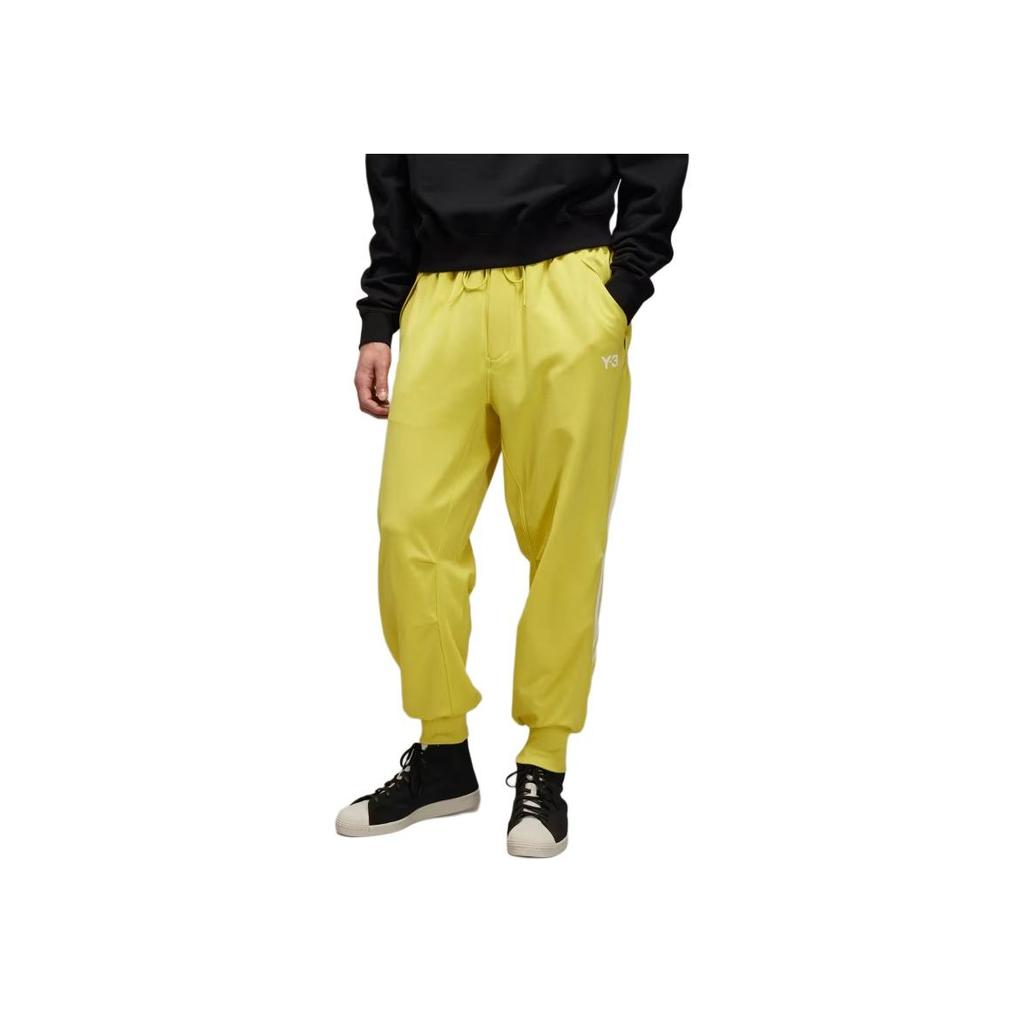 Y-3 Comfortable Durable Stylish Knitted Sports Pants Men bottoms Pure-Sulfur JL6675