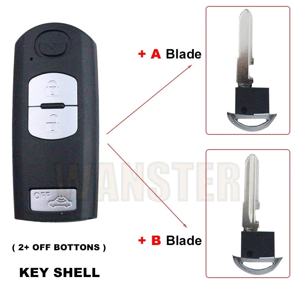 Funda para Llave de Coche para Mazda 3 5 6 8 CX-3 RX8 Miata CX5 CX7 CX9 CX-5 CX-7 CX-9 MX-5 MX5 Miata RX-8 X-5 Summit Axela Atenza M3 M6