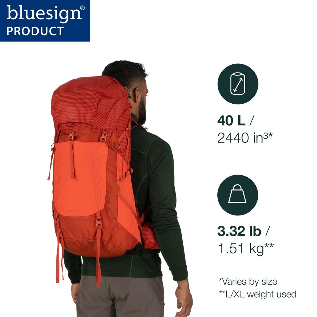 [Osprey] Talon Pro 40 Größe SM Silver Lining OS50271