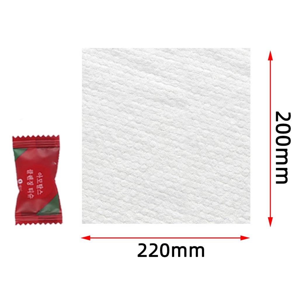 Portable Compressed Face Towel Highly Absorbent Natural Plant Fiber Towel A Must-Have Compressed Towel For Travel 20pcs/Bag