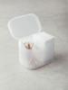 Lidded Cotton Swab & Cotton Pad Organizer Case