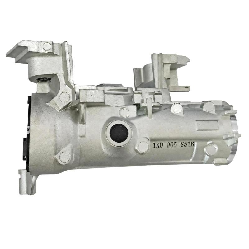 1K0905851B Ignition Starter Switches Steering Lock Housing with Included Electrical Component, Cast Body and Mounting Points for a Worn Lock-Base