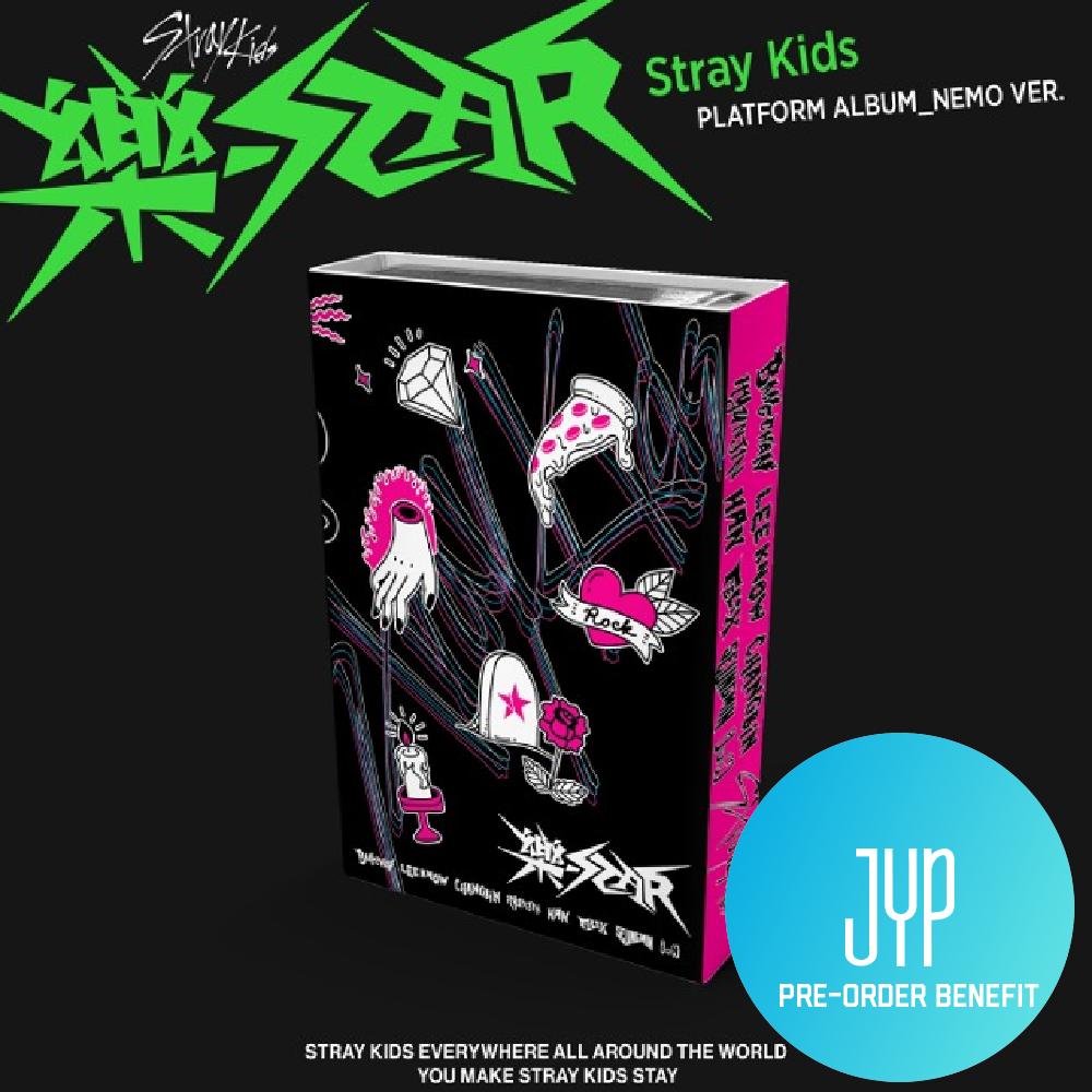 

Платформенный альбом Stray Kids ROCK-STAR Nemo ver. & МАГАЗИН JYP ПОБ
