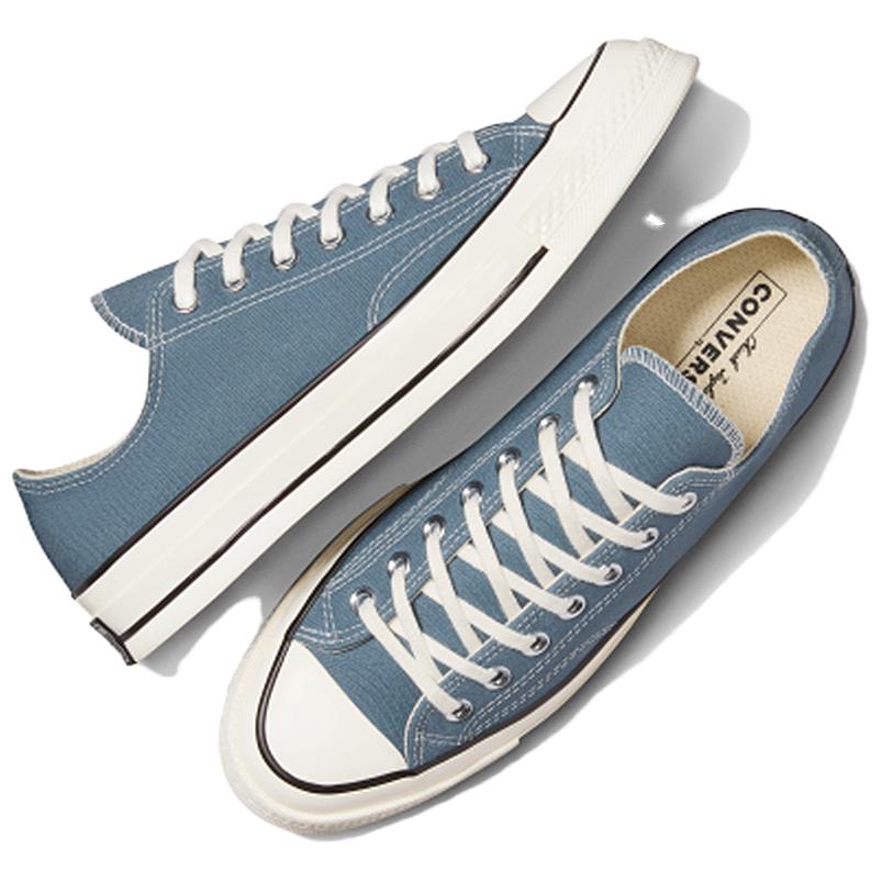 Converse Chuck 70 Low Newtral Teal Egret Black A08619C Unisex Low Top Canvas Lifestyle Sneakers
