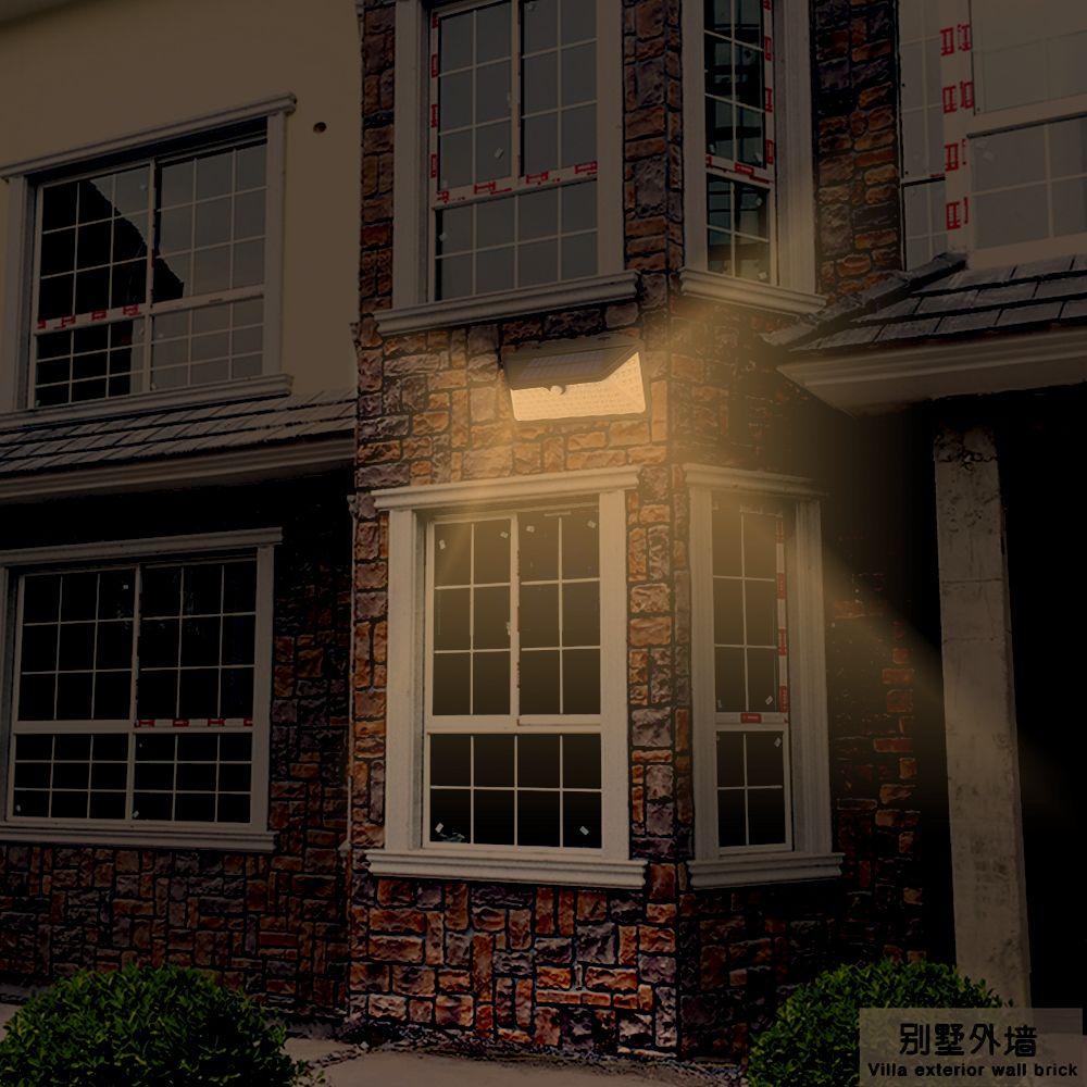 Solar Powered Motion Detection LED Wall Light RR-3M102