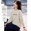 Women's Casual Cartoon Print Round Neck Sweatshirt