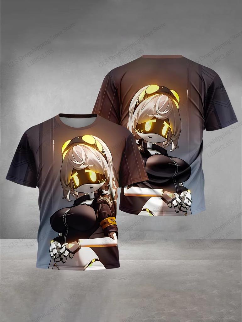 Divertente Anime Gioco Murder Drones Stampa 3D Maglietta Uomo Donna Moda Taglia Grande Hip Hop Top T-shirt Bambino Maglietta Manica Corta