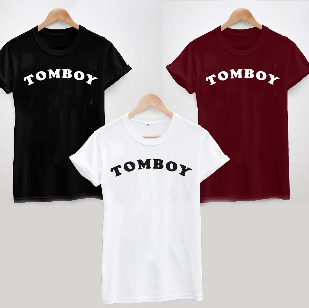 Футболка TOMBOY - Саркастическая Забавная Футболка Топ Женская Мужская Крутая Унисекс Футболка L