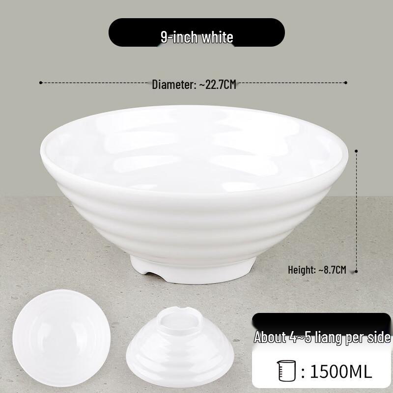 Yudefeng Commercial Melamine Noodle Bowl