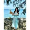 Einzigartiges und wunderschönes Meerjungfrau-Rock-Slipkleid im Resort-Stil für Taille und Hüfte, vielseitiger Damen-Sommer-Neustil