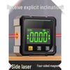 High-Precision Digital Inclinometer with Magnetic Laser Level and Multifunctional Slope Measurement
