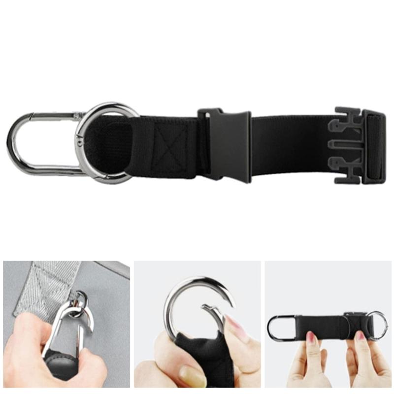 Nylon Antitheft Luggage Strap  jackets Holder Grippers Add Bag Handbag Clip