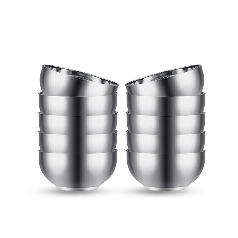 Odin 10-Piece Double-Layer Stainless Steel Bowl Set