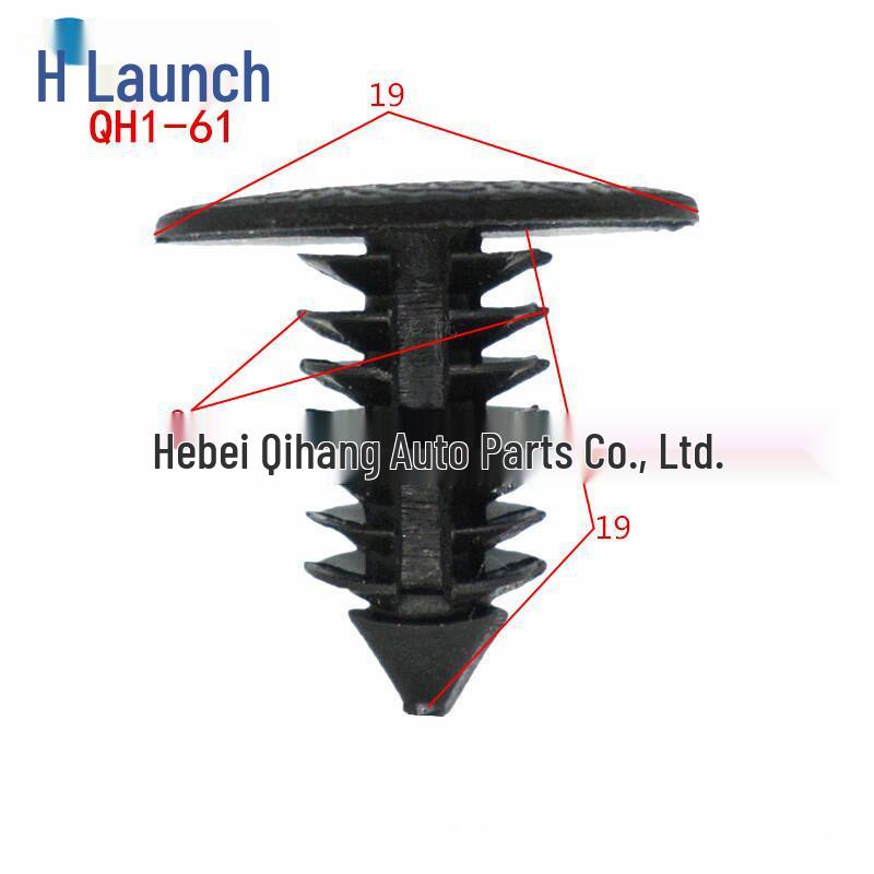 Nylon Universal Headliner Retainer Clip for GM, 8mm Hole, Christmas Tree Shape