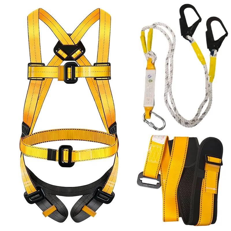 High Altitude Work Safety Belt Adjustable Safety Vests Outdoor Five-point Safety Harness Outdoor Rock Climbing Protect Equipment
