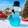 5.9FT LED Inflatable Yard Decor Gingerbread Man Snowman Toy Xmas Home Decorations Ornaments Supplies Gifts Christmas Holiday