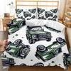 Toy Car Construction Vehicle Excavator Boy Duvet Cover Set For Kids Single Aldult My World Bed Linen 2 People Bedroom Set Cover