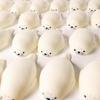 Cute Soft White Seal Stress Relieve Squishy-Squeeze Healing Toy Adult Kids Stress Relief Venting Joking Decompression Funny Toys