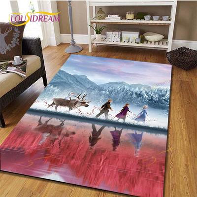 Anime Frozen Carpet Kids Carpets Living Room Tea Table Mats Bedroom Rug Washable Floor Mats Household Area Mat Dinosaur Rug
