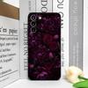 Stylish Black Rose Deep Purple Flower Phone Case for OPPO Realme 14 Pro Plus 13 12 Lite 11 10 9 Pro+ X7 PRO Ultra 5G Soft Cover