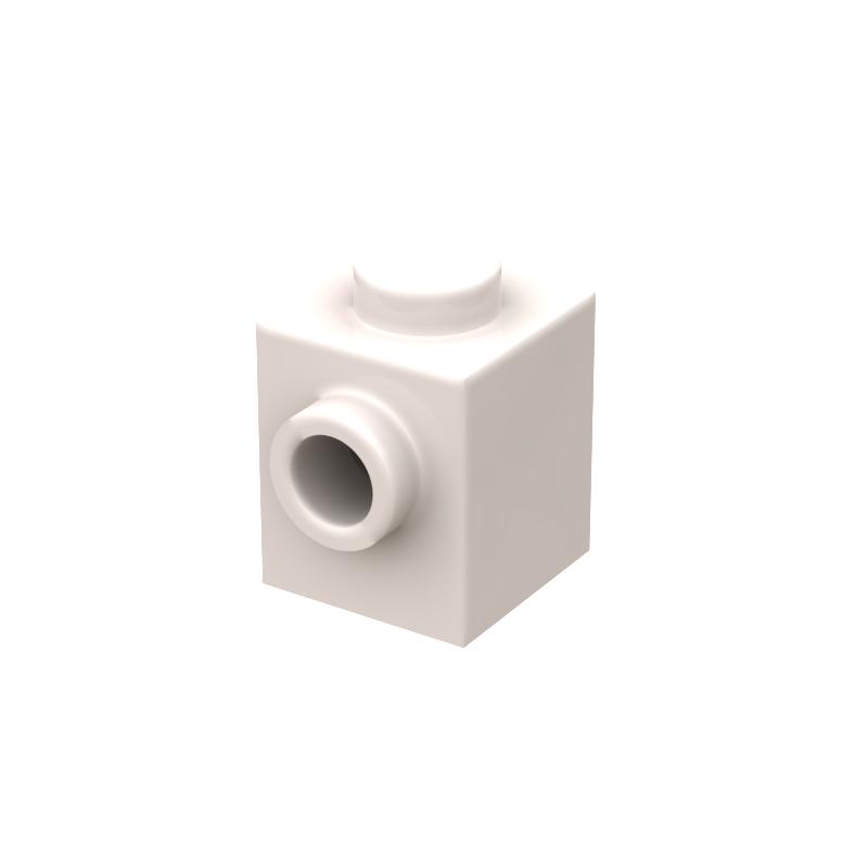 MOC 87087 Building Block Kids Toys Brick Modified 1x1 with Studs on 1 Sides Collection Souvenir Classic