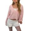 Fashionable simple long-sleeved solid color jacket top for women wool woolen women's clothing 2025 autumn and winter