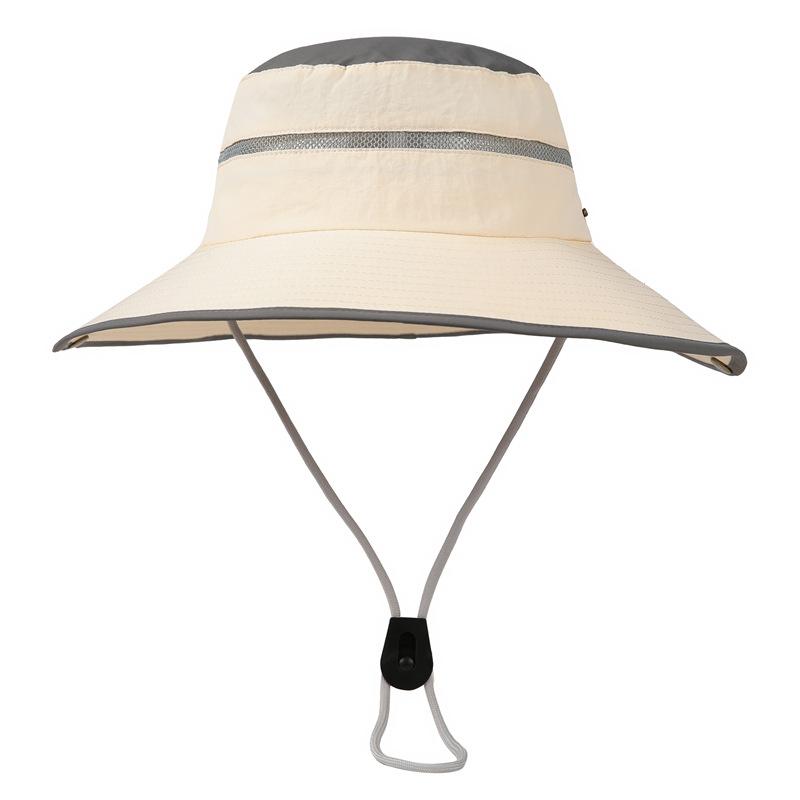 Spring And Summer Mountaineering Big Eaves Sun Hat Men'S Outdoor Sun Protection Fisherman Quick-Drying Fishing Hat Western Cowboy Hat Women'S Tide