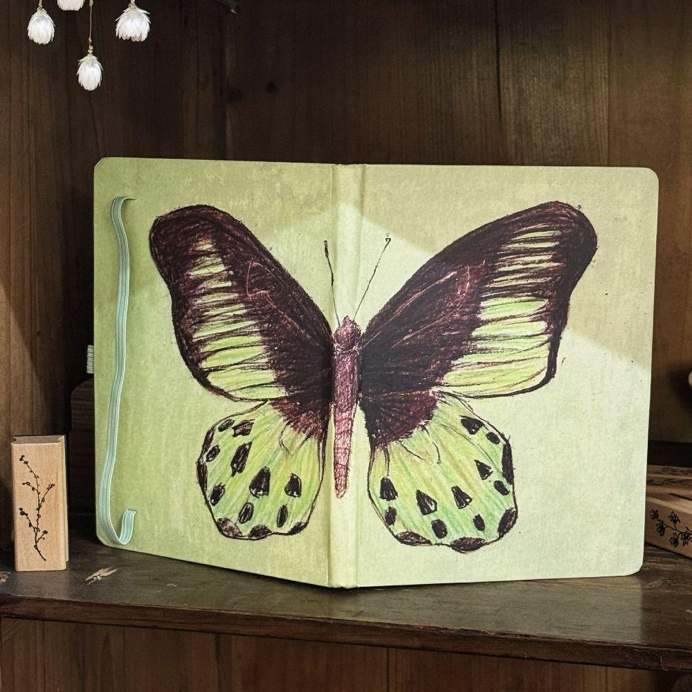 

Blank Inner Butterfly Notebook 80Sheets Journal Daily Planner A5 Notebook Stationery 80sheets