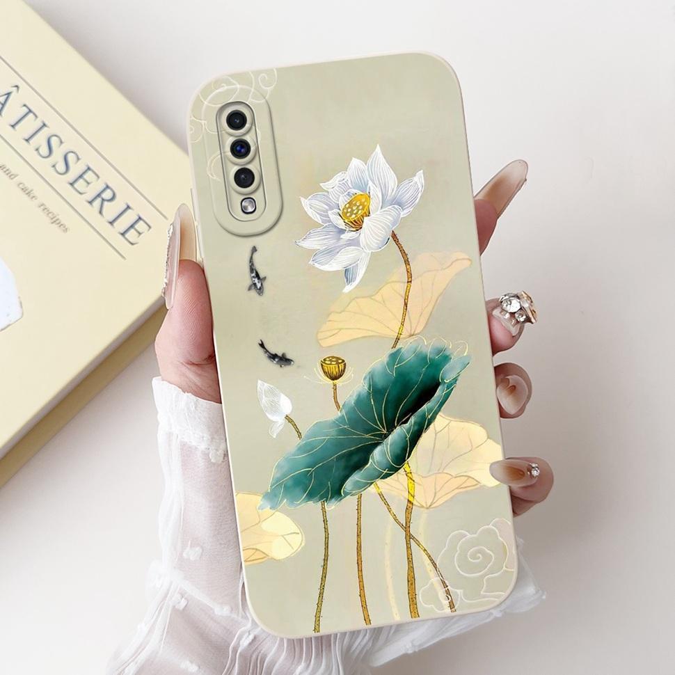 Protector Cover For Samsung Galaxy A50 Case Floral Animals Silicone Soft Coque for Samsung A50 SM-A505FN Case Phone Bags