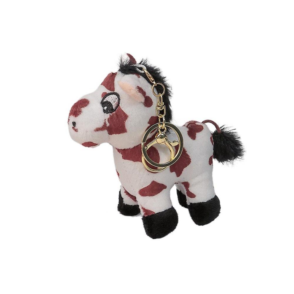 Hanging Decoration Plush Horse Keychain Stuffed Animal Little Horse Keychain  Bag Pendant