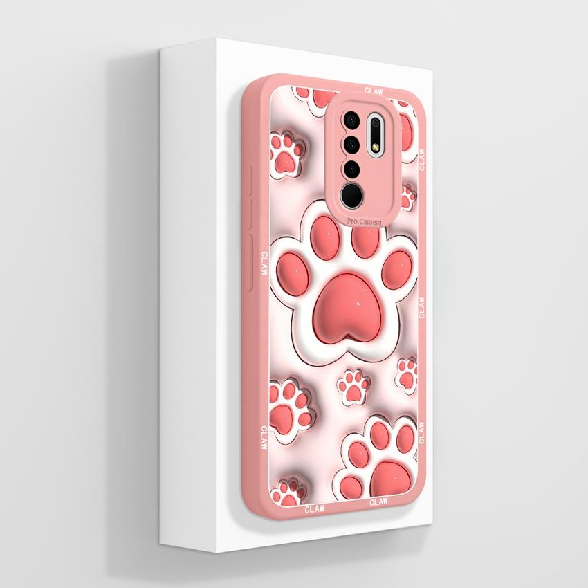 For Xiaomi Poco M2 M3 M4 M6 M7 Pro M5 M5S Mysterious Whale Phone Cases Camera Protection Liquid Silicone Anti Fall Protection Covers For Xiaomi Casing