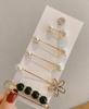 Pearl Button Brooch for Waistband Adjustment - Women's Pin to Secure and Shape Skirts or Pants