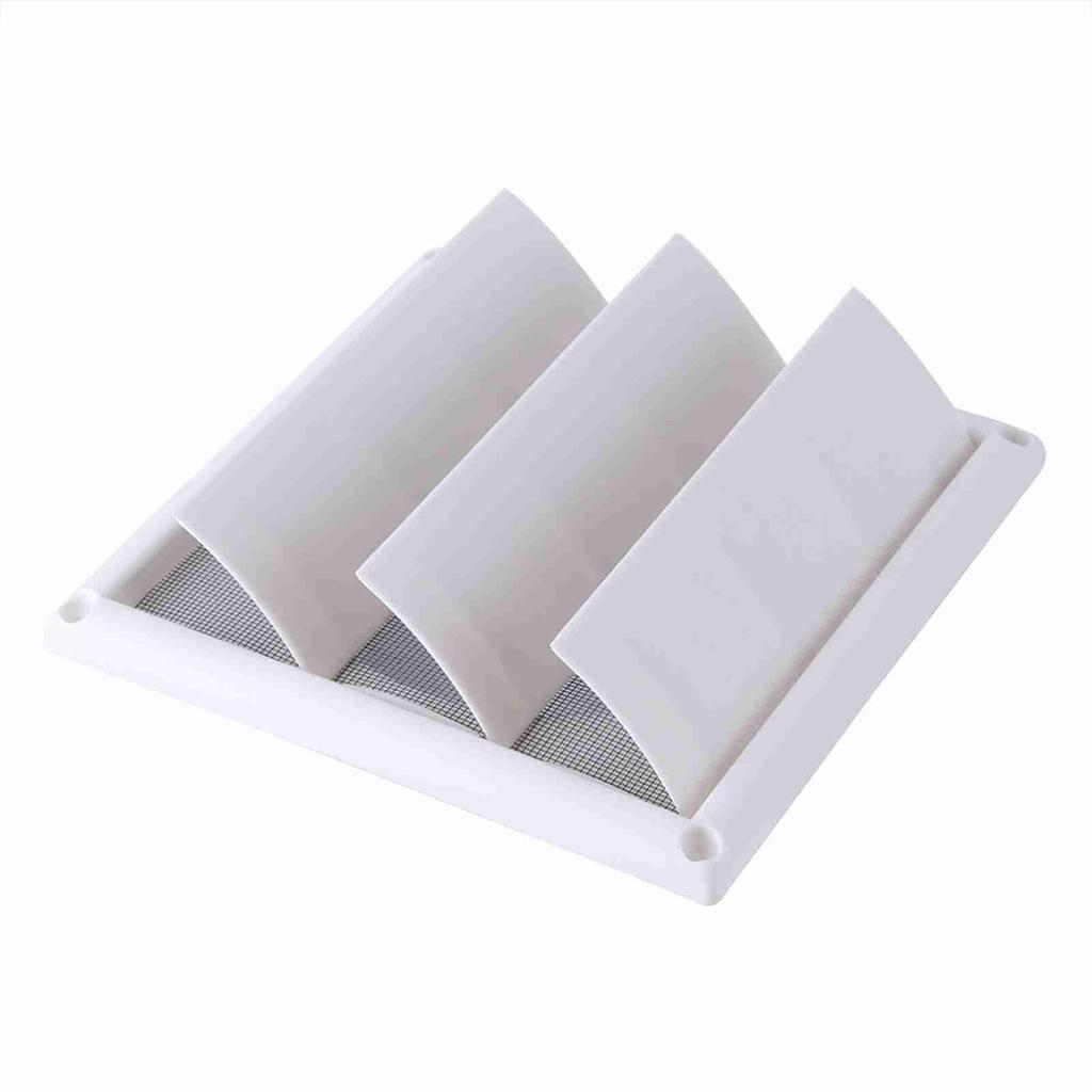 1 PC Plastic Air Vent Grille Cover 3 Flaps Wall Duct Ventilation Grill With Net New 20*20cm