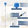 Cobweb Duster Extendable Fan Cleaner Duster with Extension Pole Multi-purpose Spider Web Brush Cleaning Kit Long Handle Spider