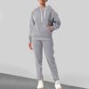 Women's Fashion Solid Colour Long Sleeve Long Pants Sport Two Piece Set