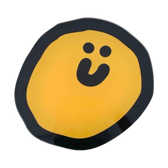 Cartoon Acrylic Coasters Heat-resistant Cup Mats for Coffee Drinks Reusable Placemats for Home Kitchen Bar Restaurant Anti-slip Bowl Pad